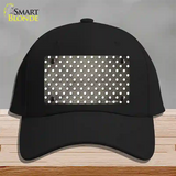 Tan White Small Dots Oil Rubbed Novelty License Plate Hat Cotton / Black