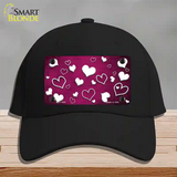 Pink White Love Oil Rubbed Novelty License Plate Hat Cotton / Black