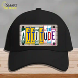 Attitude License Plate Art Wood Novelty License Plate Hat Cotton / Black