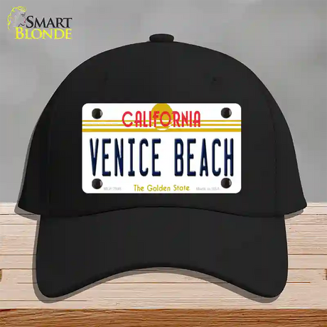 Venice Beach California Novelty License Plate Hat Cotton / Black