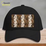 Snake Print Novelty License Plate Hat Cotton / Black