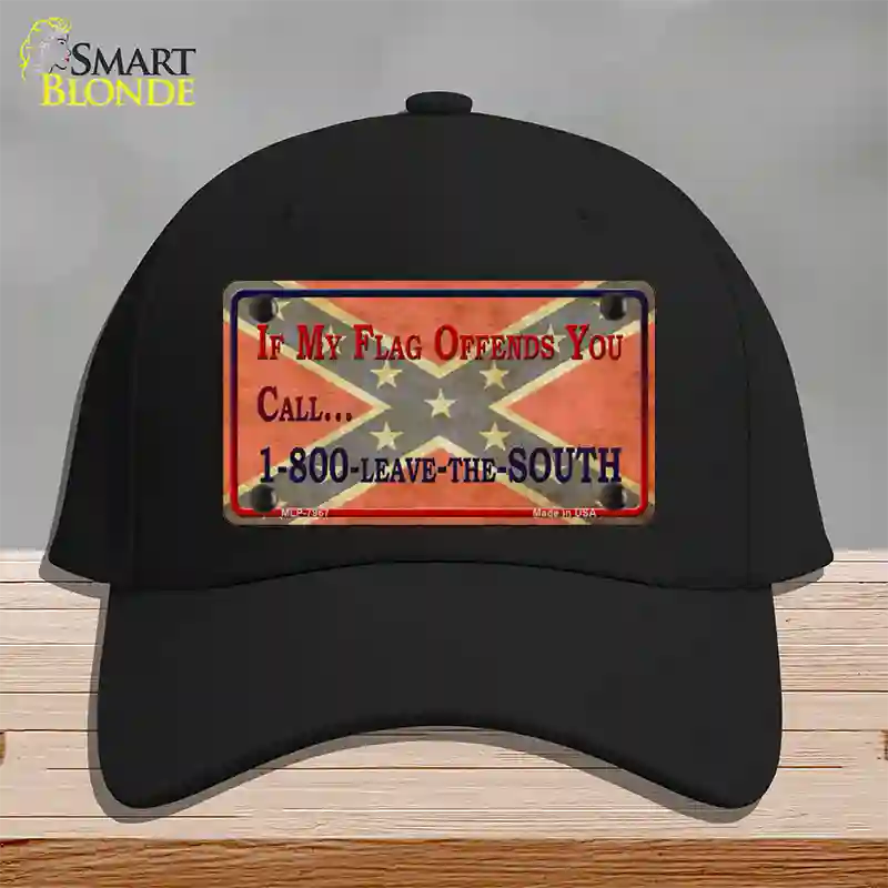 Leave The South Novelty License Plate Hat Cotton / Black