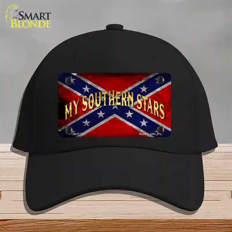 My Southern Stars Novelty License Plate Hat Cotton / Black