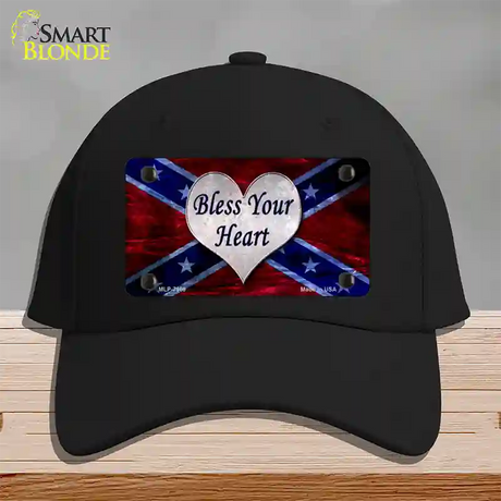 Bless Your Heart Novelty License Plate Hat Cotton / Black