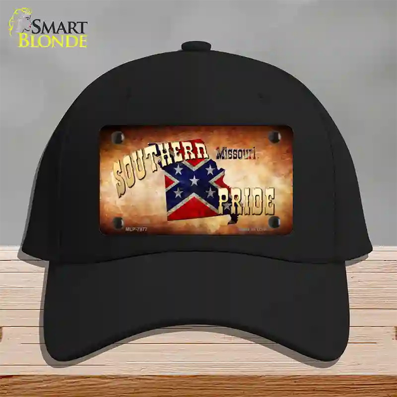 Southern Pride Missouri Novelty License Plate Hat Cotton / Black