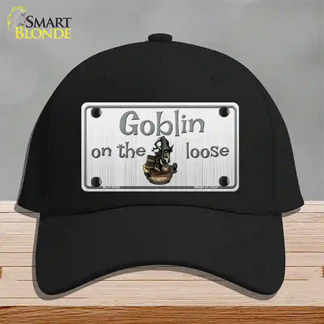 Goblin On The Loose Novelty License Plate Hat Cotton / Black