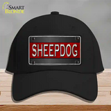 Sheepdog Thin Red Line Novelty License Plate Hat Cotton / Black