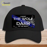 Hunt The Wolf Novelty License Plate Hat Cotton / Black