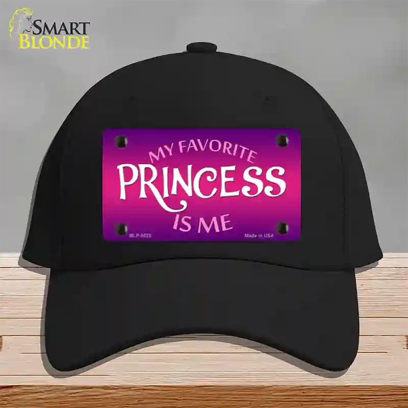 My Favorite Princess Is Me Novelty License Plate Hat Cotton / Black