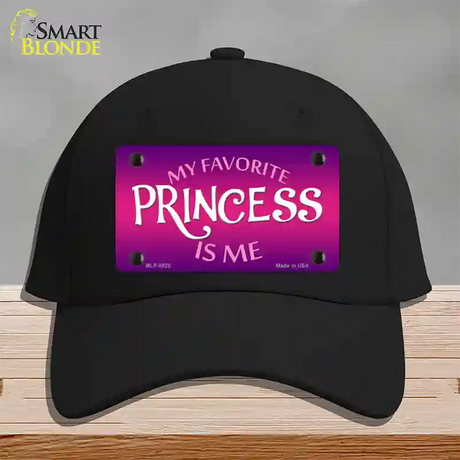 My Favorite Princess Is Me Novelty License Plate Hat Cotton / Black