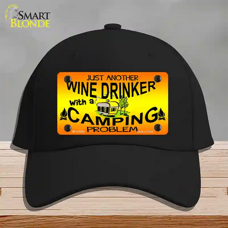 Just Another Wine Drinker Novelty License Plate Hat Cotton / Black