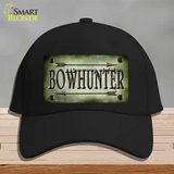 Bowhunter Novelty License Plate Hat Cotton / Black