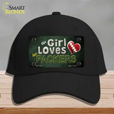 This Girl Loves Her Packers Novelty License Plate Hat Cotton / Black