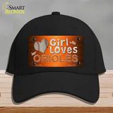 This Girl Loves Her Orioles Novelty License Plate Hat Cotton / Black