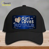 This Girl Loves Her Royals Novelty License Plate Hat Cotton / Black