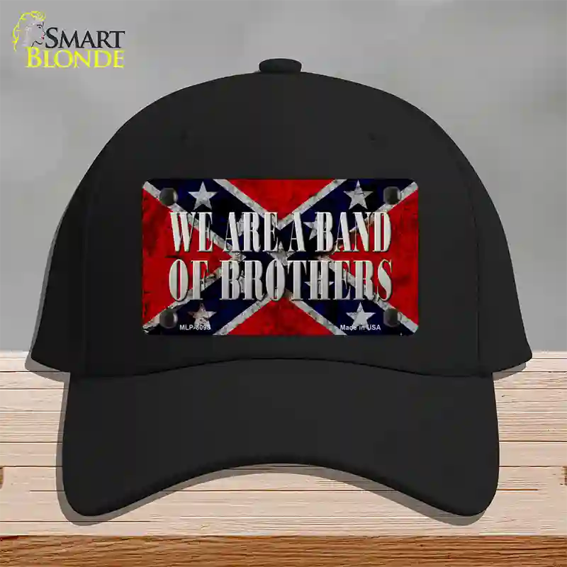 Band Of Brothers Novelty License Plate Hat Cotton / Black