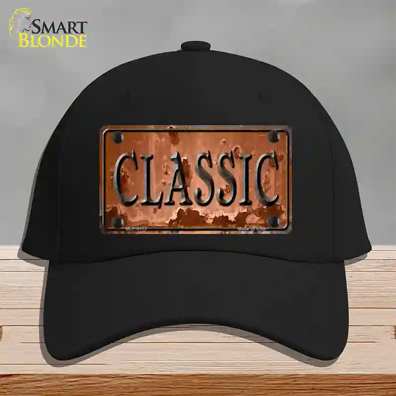 Classic Novelty License Plate Hat Cotton / Black