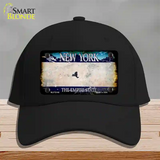 New York Rusty Blank Novelty License Plate Hat Cotton / Black