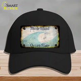 Rhode Island Rusty Blank Novelty License Plate Hat Cotton / Black