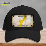 Guam Rusty Blank Novelty License Plate Hat Cotton / Black