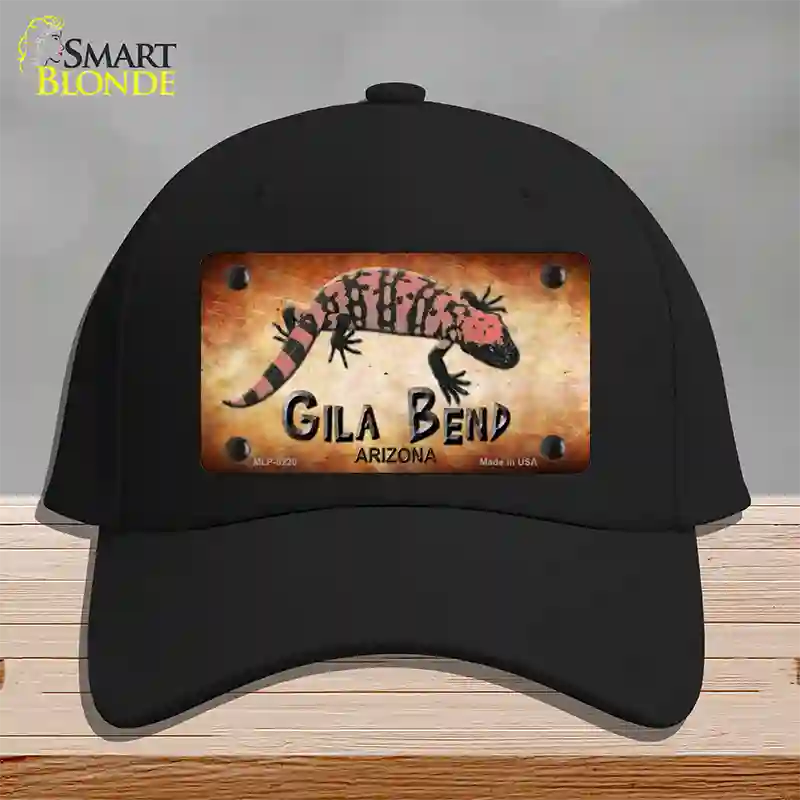 Gila Bend Gila Monster Novelty License Plate Hat Cotton / Black