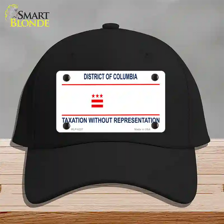 Taxation Without Representation Novelty License Plate Hat Cotton / Black