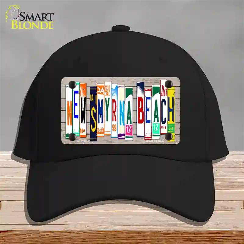 New Smyrna Beach Plate Art Novelty License Plate Hat Cotton / Black