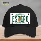 Estero Sunshine State Novelty License Plate Hat Cotton / Black