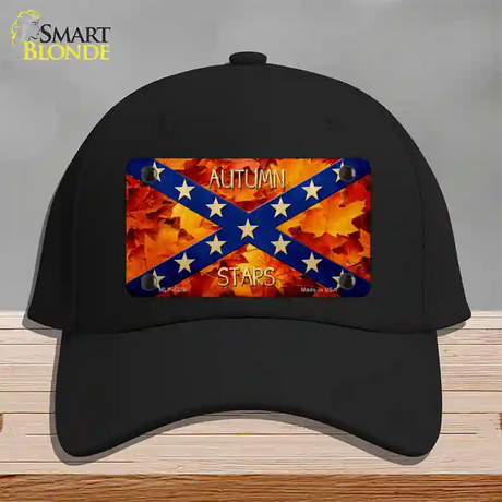 Autumn Stars Novelty License Plate Hat Cotton / Black