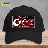 They Call Me Gigi Novelty License Plate Hat Cotton / Black