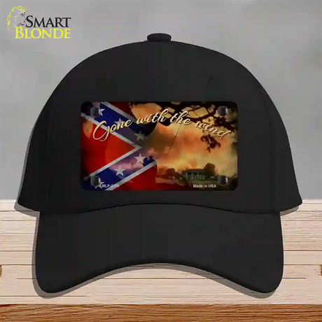 Gone With The Wind Novelty License Plate Hat Cotton / Black