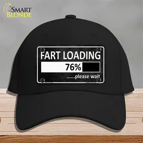 Fart Loading Novelty License Plate Hat Cotton / Black