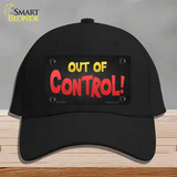 Out Of Control Novelty License Plate Hat Cotton / Black