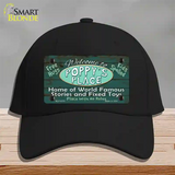 Poppys Place Novelty License Plate Hat Cotton / Black