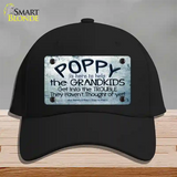 Poppy Is Here To Help Novelty License Plate Hat Cotton / Black