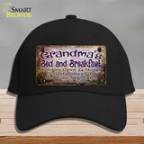 Grandmas Bed & Breakfast Novelty License Plate Hat Cotton / Black