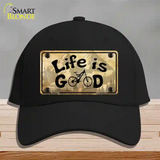 Life Is Good Novelty License Plate Hat Cotton / Black