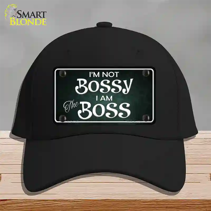 Im Not Bossy Novelty License Plate Hat Cotton / Black