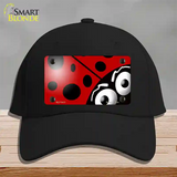 Lady Bug Novelty License Plate Hat Cotton / Black