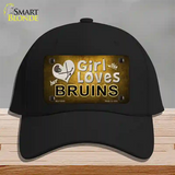 This Girl Loves Her Bruins Novelty License Plate Hat Cotton / Black