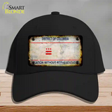 District Of Columbia Rusty State Novelty License Plate Hat Cotton / Black