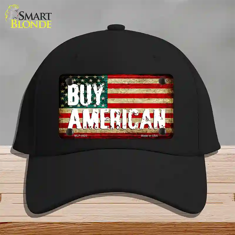 Buy American Novelty License Plate Hat Cotton / Black