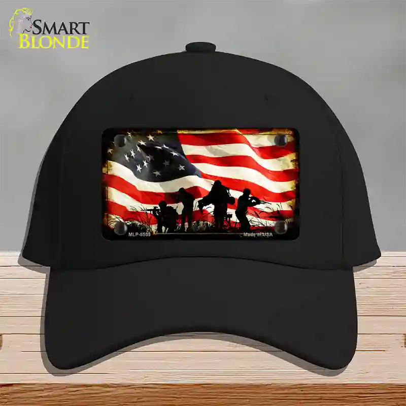 American Freedom Fighters Novelty License Plate Hat Cotton / Black