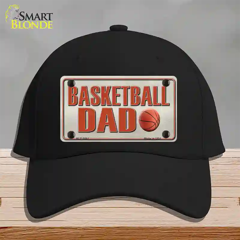 Basketball Dad Novelty License Plate Hat Cotton / Black