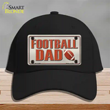 Football Dad Novelty License Plate Hat Cotton / Black