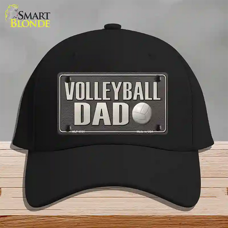 Volleyball Dad Novelty License Plate Hat Cotton / Black