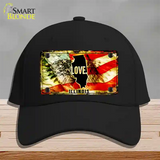 Illinois Love Novelty License Plate Hat Cotton / Black