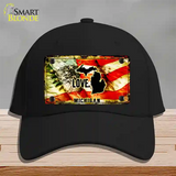 Michigan Love Novelty License Plate Hat Cotton / Black