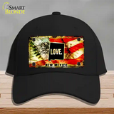 New Mexico Love Novelty License Plate Hat Cotton / Black