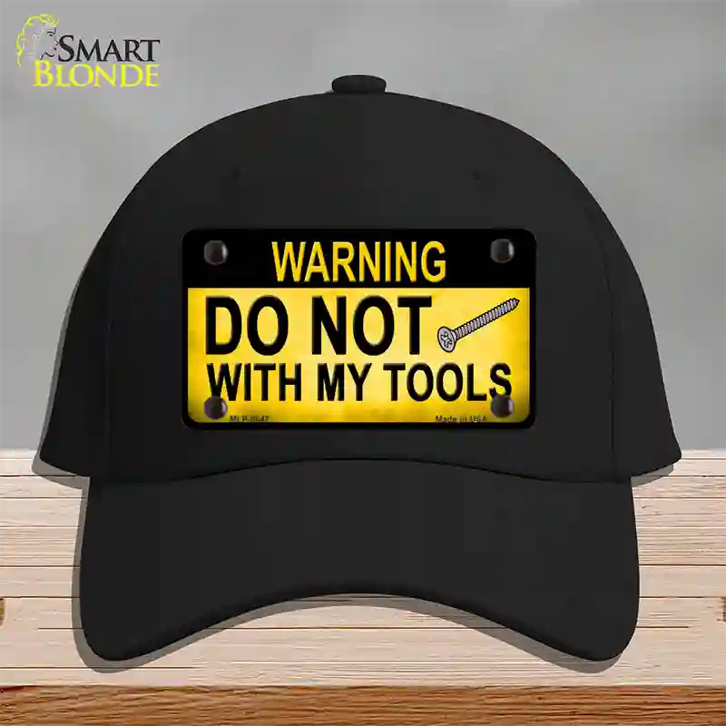 Do Not Screw Novelty License Plate Hat Cotton / Black